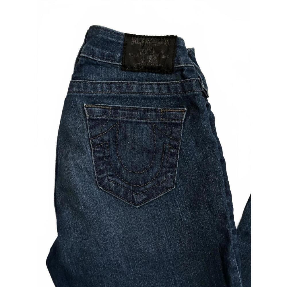 Auth y2K True Religion Women's Blue Jeans - Classic Fit 26 - Picture 2 of 8